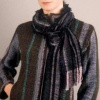 "Chocolate"  Alpaca Zip Jacket and Scarf