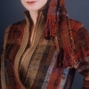 "Earth Jewel'Braided Sherpa Jacket & Scarf