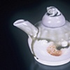 Soda Fired Toad Teapot