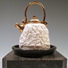 Luster White Crawl Teapot #2