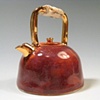 Gold & Plum Teapot