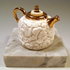 Luster White Crawl Teapot