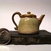 Tiny Antique Luster Teapot