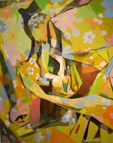 yellow floral bed sheet
