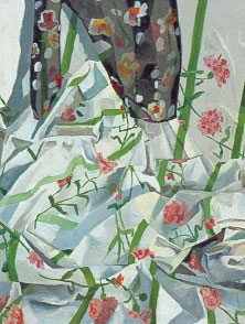 bed sheet and scarf