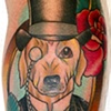 Antony's (black & lines are healed)