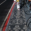 Valencia Street Posts (Etched pavement detail)