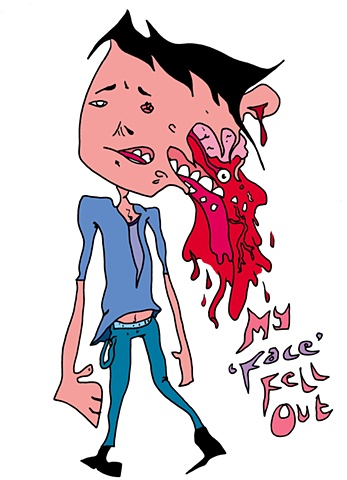 My face