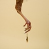 Talon Charm, Large with antique gold locket