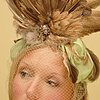 Green Bow Winged Fascinator