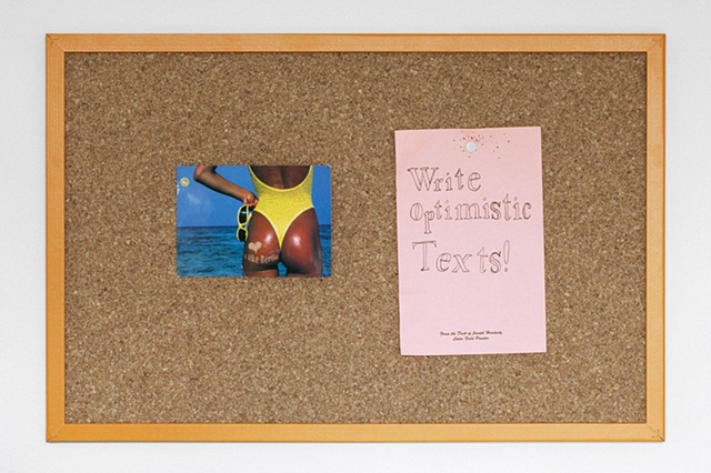 text photograph "From the Desk of Joseph Hardesty" by artist Joe Hardesty