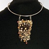 "Seaweed Pearl Net Pendant"
