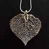 Silver Aspen Leaf Pendant