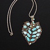 "Winter Leaf Pendant"