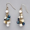 "Midnight Flower Earrings"