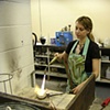 "Pouring some silver ingots"