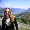 "Overlooking the Columbia River Gorge"