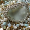Crocheted Bezel, Beach Glass Pendant