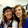My yoga teacher Wendy Monette and me