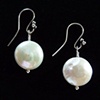 "Falling Snow Drop Earrings"
