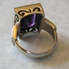 Amethyst Ring (back view)