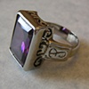 Amethyst Ring (side view)