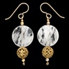"Cloud Quartz Earrings"