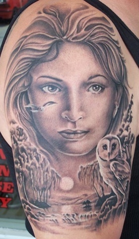 My first portrait style tattoo at Art Junkies 2007