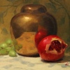 "ginger jar with fruit"