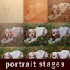 a portrait in stages