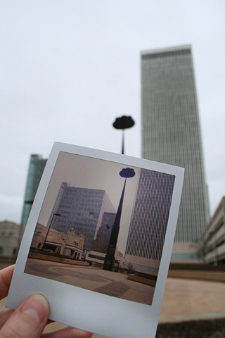 polaroid artificial cloud center of the universe tulsa Oklahoma