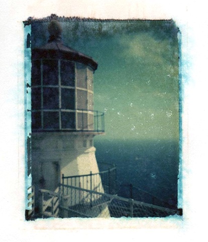 polaroid transfer point reyes lighthouse