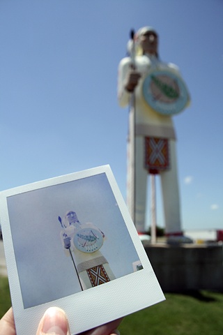 polaroid standing brave oklahoma