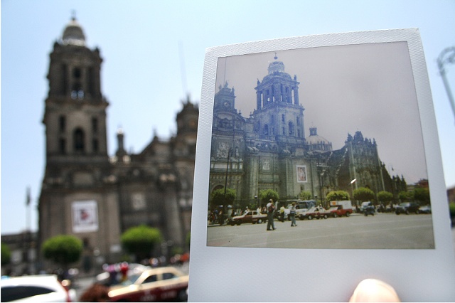 Polaroid Catedral Metropolitana church Angela Castro
