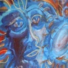 Jason Northcutt's Bongo Cajon "Wow" Painting