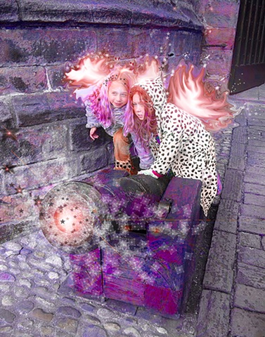 Shooting Star Faeries at work in the Castle