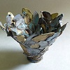 Blue Leaf Bowl