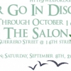 Design work for Annie Galvin's show at The Salon