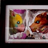 water color pig and boar