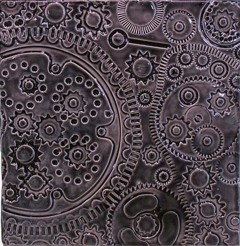Black Gears 8"x8"