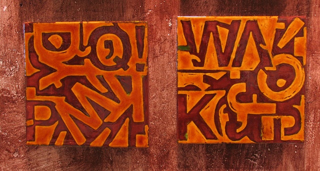 SOLD Amber Letters