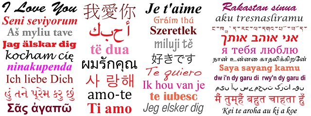 I LOVE YOU in 63 Languages