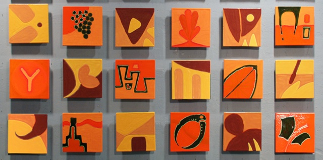 Tourista - 18 tiles 8"x8"