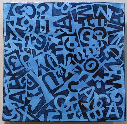 Sky Writing 12"x12"