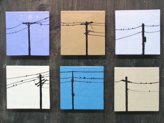 SOLD Birds on a Wire