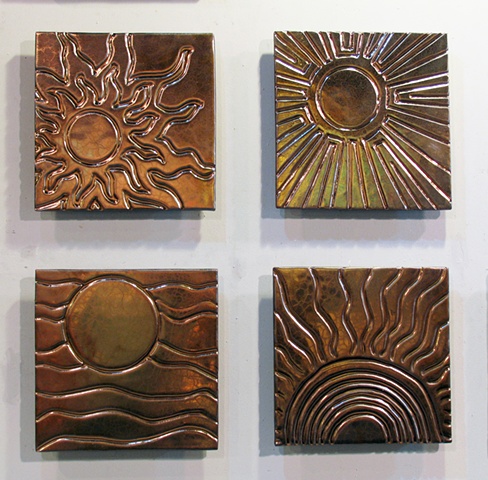 SOLD Suns - 4 12x12 Tiles