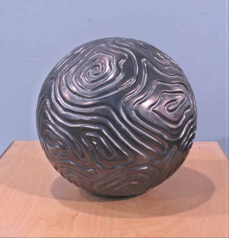 SOLD - Grooved Sphere - side A