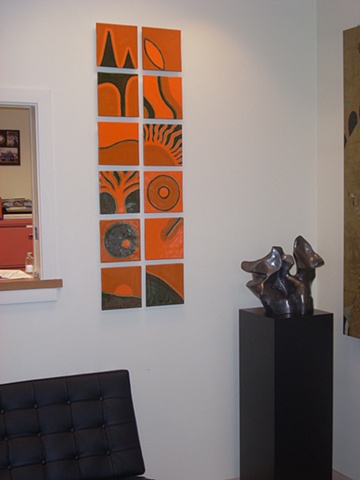 Pulps (mural) Decision (sculpture)