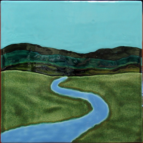 River Scape 12x12 