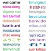 WELCOME in 80 Languages - Notecard, Poster, & more